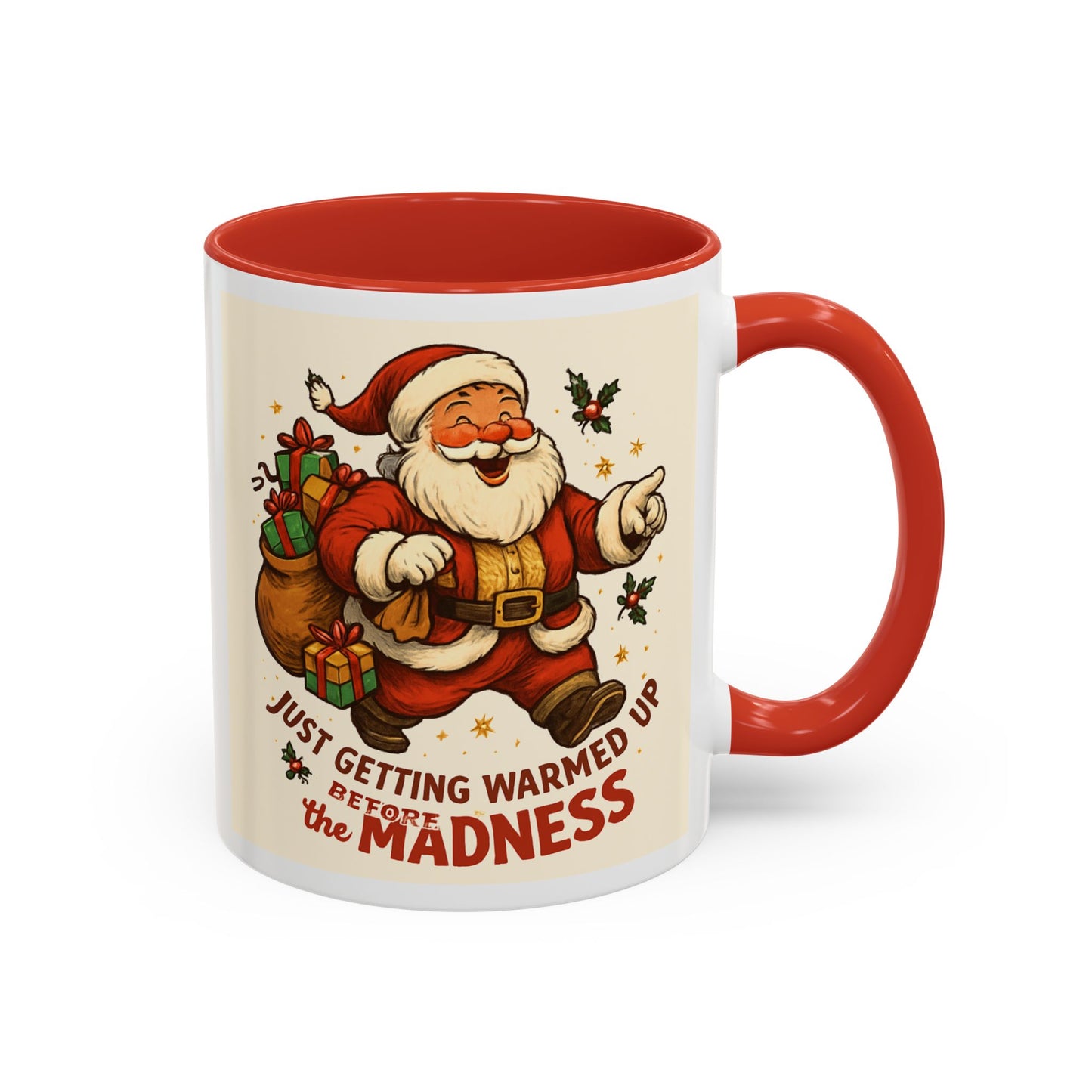 Christmas Santa Mug - Double Sided Design Great Gift