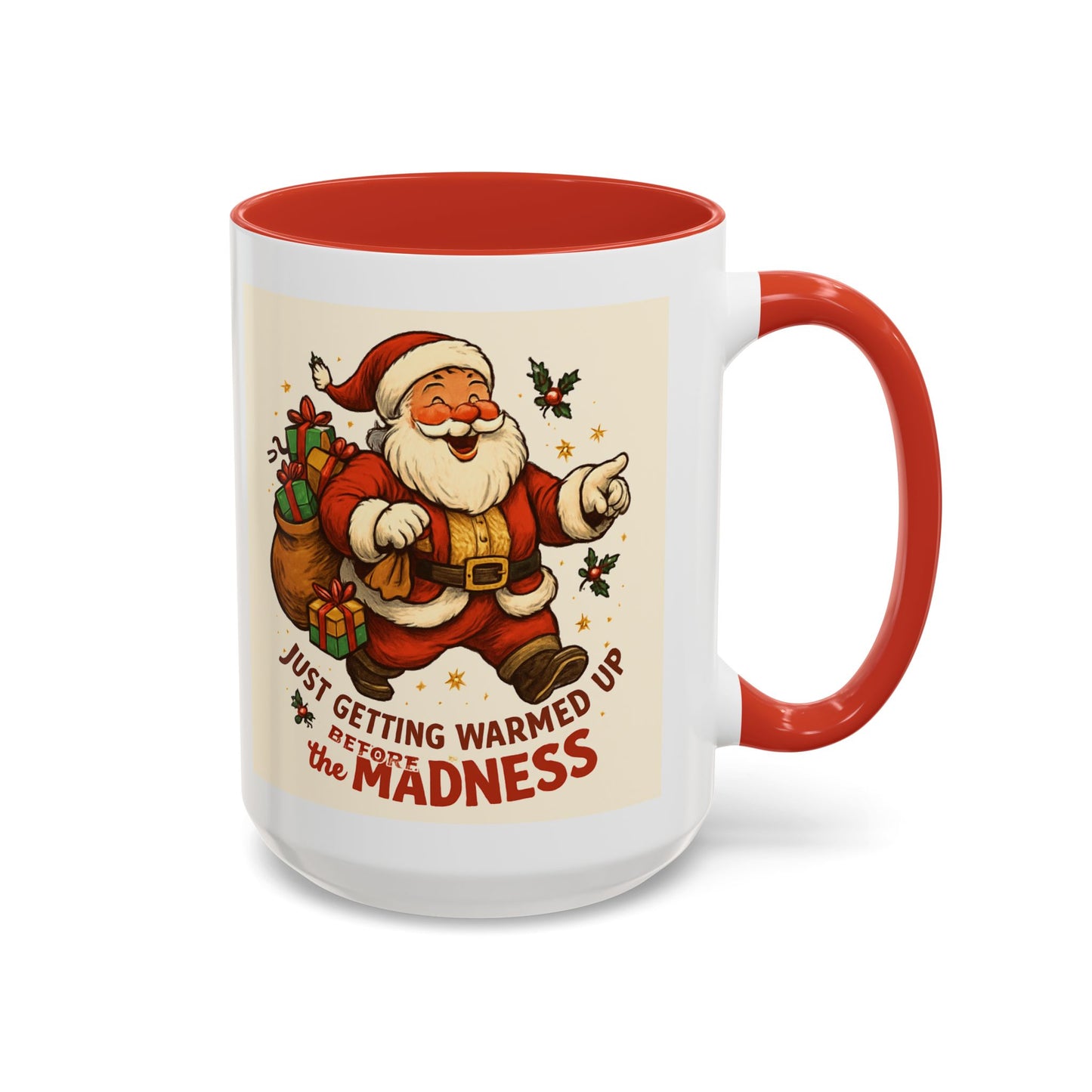 Christmas Santa Mug - Double Sided Design Great Gift