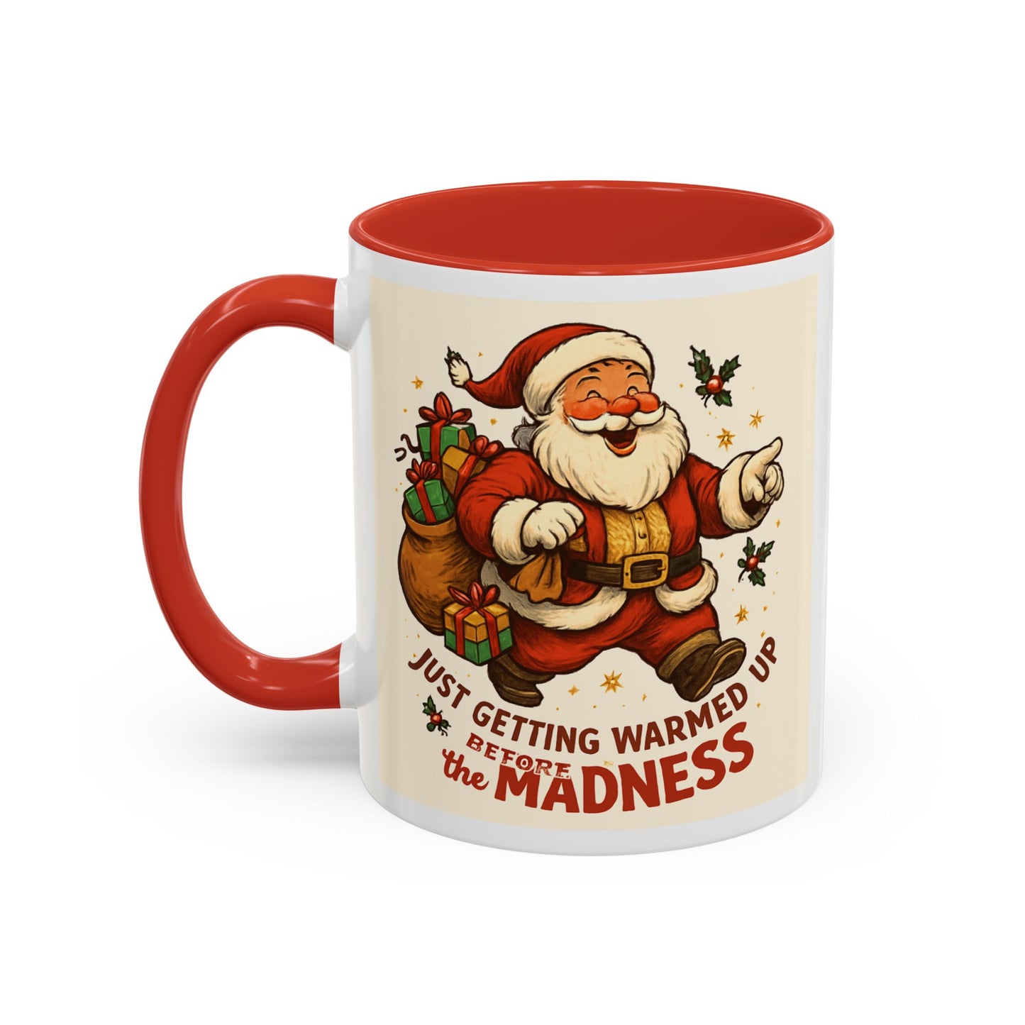 Christmas Santa Mug - Double Sided Design Great Gift