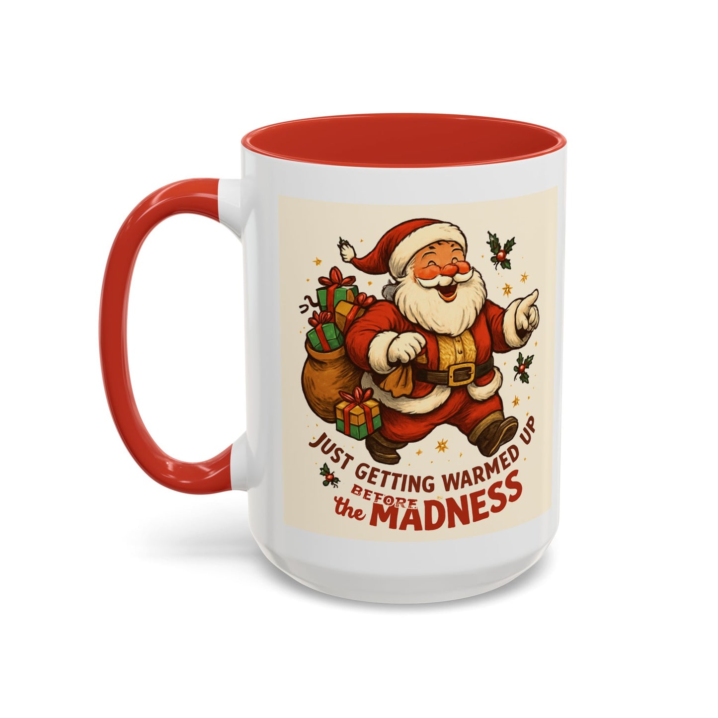 Christmas Santa Mug - Double Sided Design Great Gift